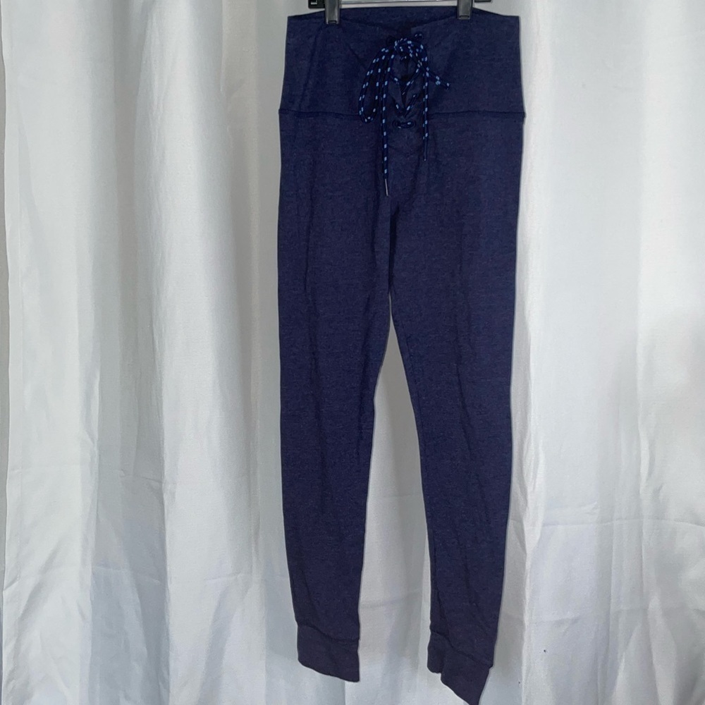 Aerie Leggings Slim Leg Jogger Lounge Pants Lace Up Pull on Chill Play Move M